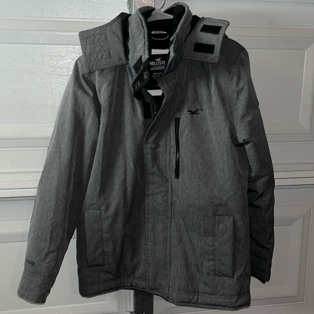 Hollister All Weather Men’s Jacket 🖤 Men’s Size XS 🖤